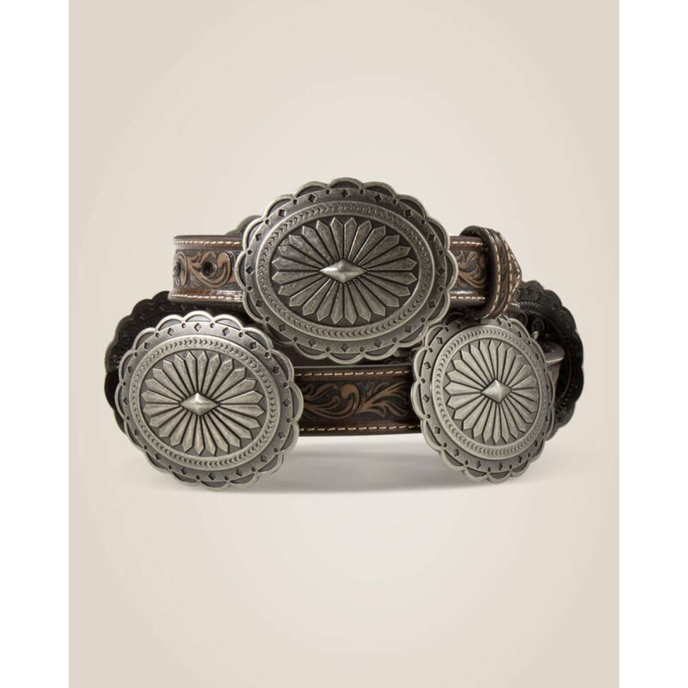 Ariat Cintura Oval Concho Diamond Donne Tan Ariat Cintura Oval Concho Diamond Donne Tan