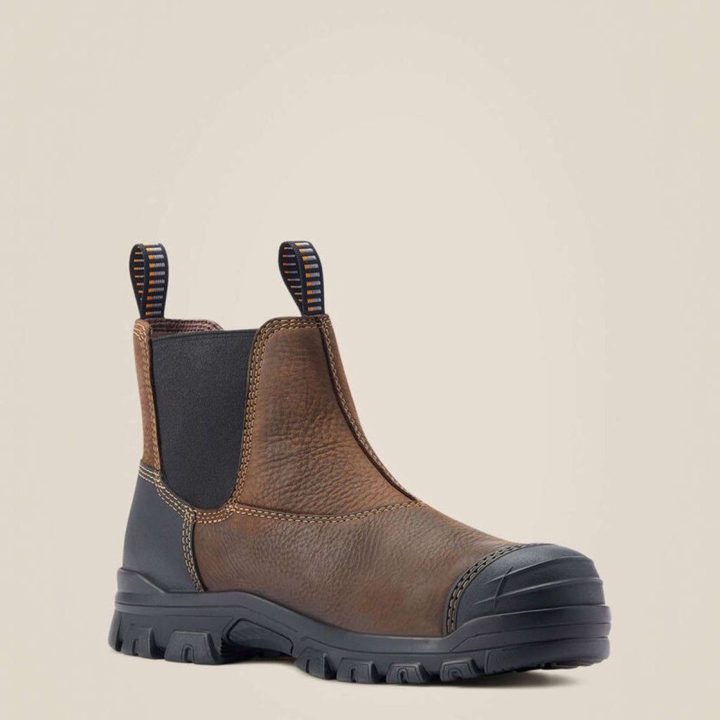Ariat Stivaletti Treadfast Chelsea Waterproof Steel Toe Uomini Marrone scuro
