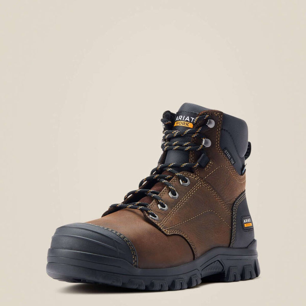 Ariat Scarpe da outdoor Treadfast Waterproof Steel Toe Uomini Marrone scuro