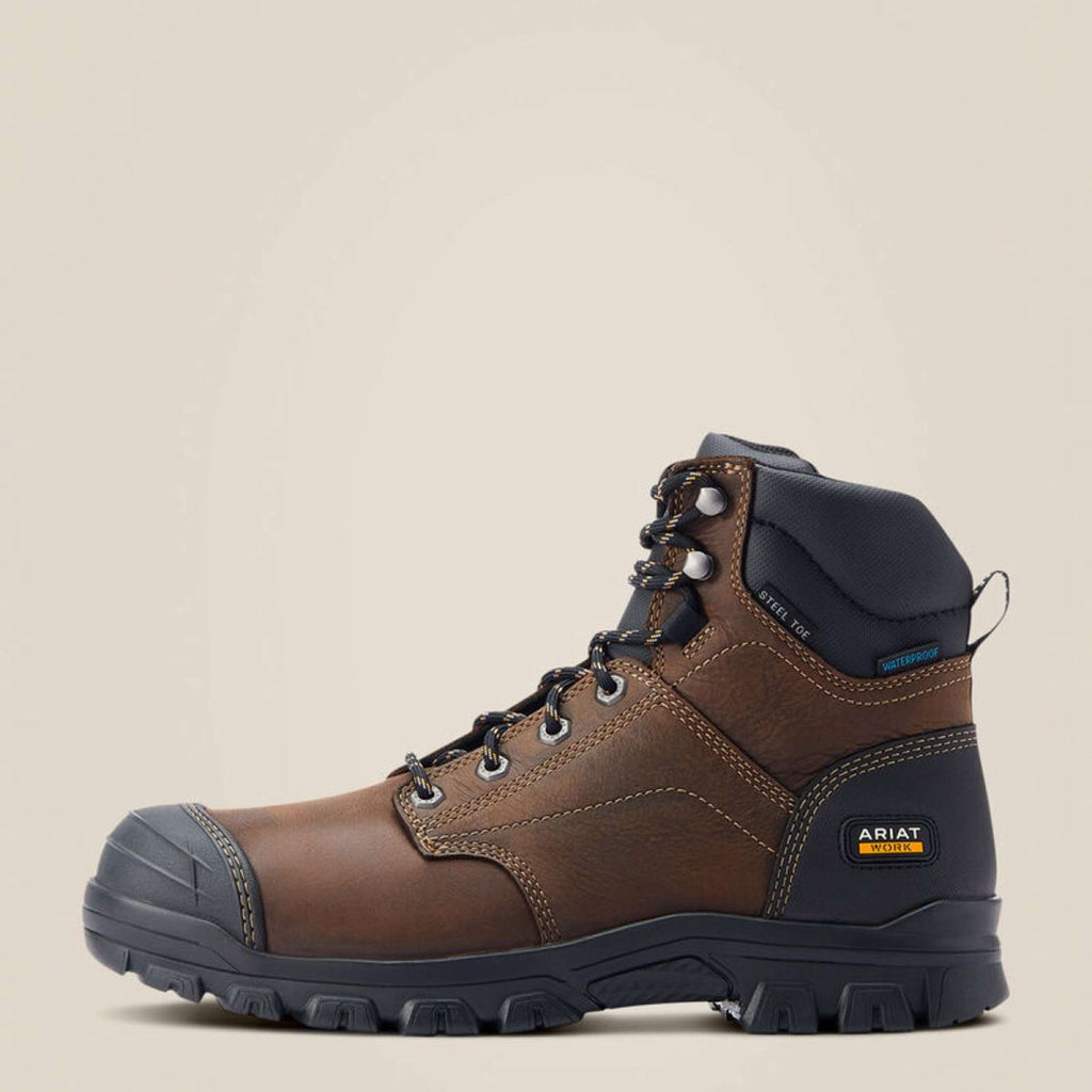 Ariat Scarpe da outdoor Treadfast Waterproof Steel Toe Uomini Marrone scuro