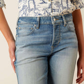 Ariat Jeans High Rise Bridle Slim Straight Leg Donne Abeline