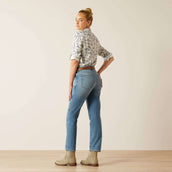 Ariat Jeans High Rise Bridle Slim Straight Leg Donne Abeline