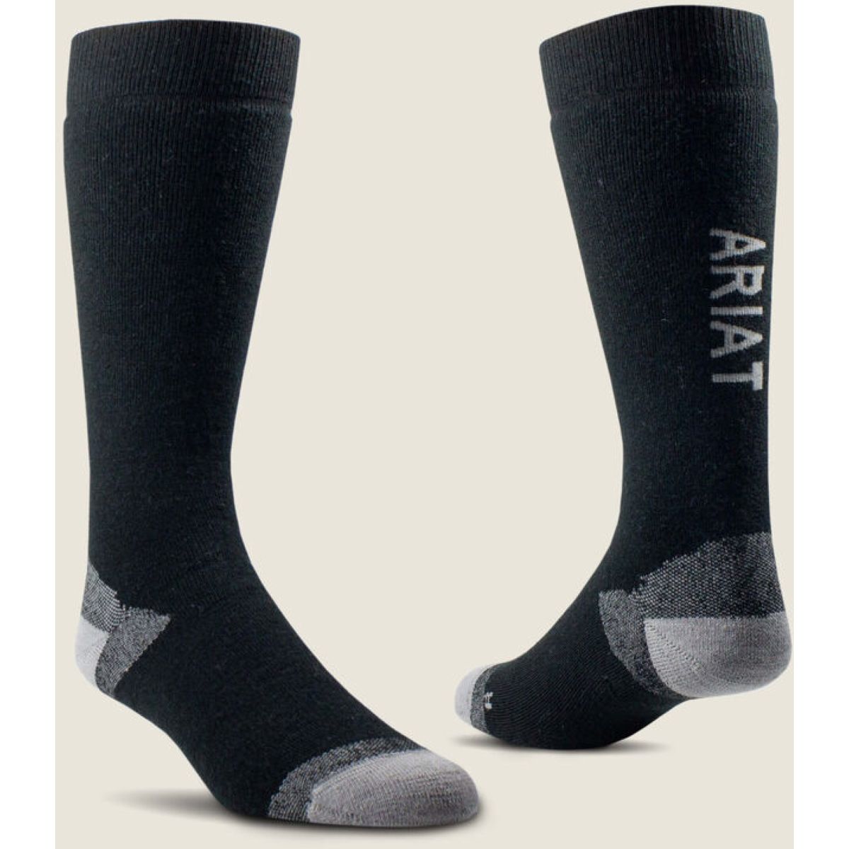 Ariat Calze da Equitazione Country Performance Merino Nero