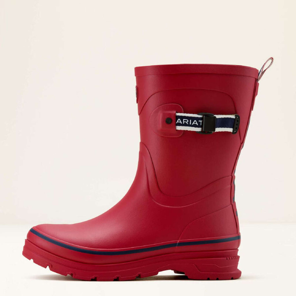 Ariat Stivali da pioggia Kelmarsh Mid Donne Rosso Team/Blu Navy
