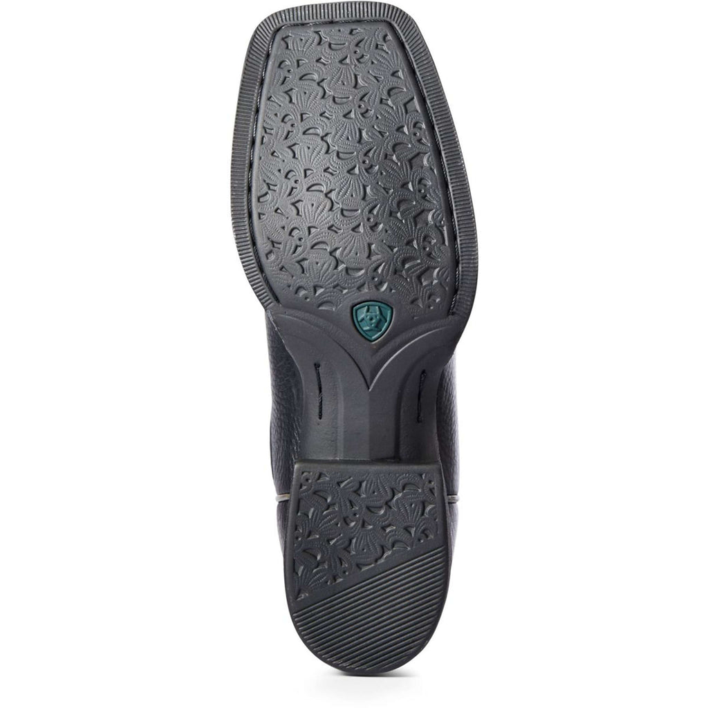 Ariat Stivali Western Round Up Remuda Donne Black Deertan