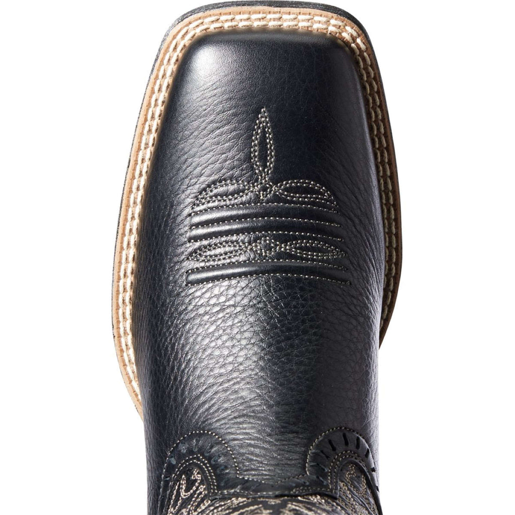 Ariat Stivali Western Round Up Remuda Donne Black Deertan