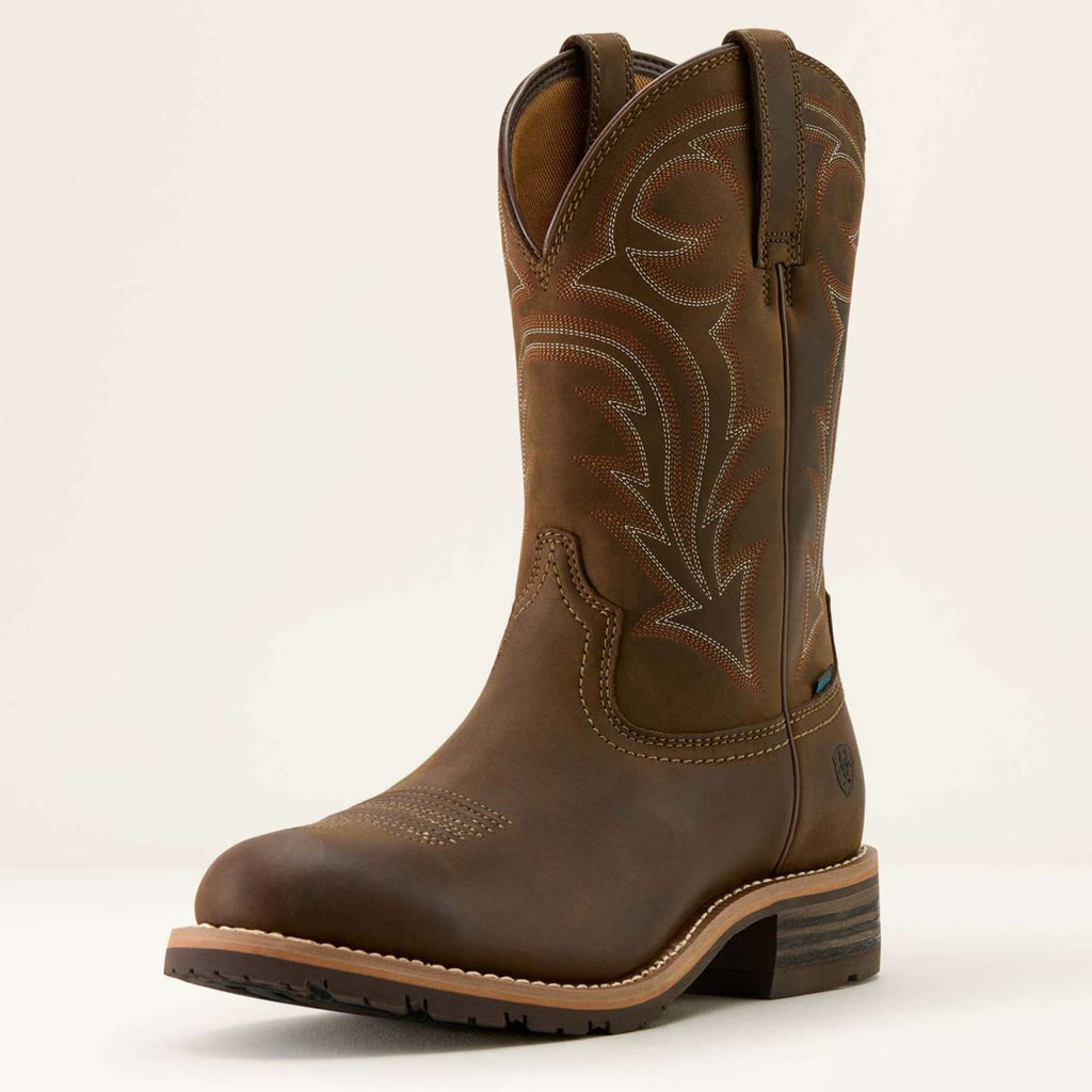 Ariat Stivali Western MNS Hybrid Rancher H2O Distressed Brown