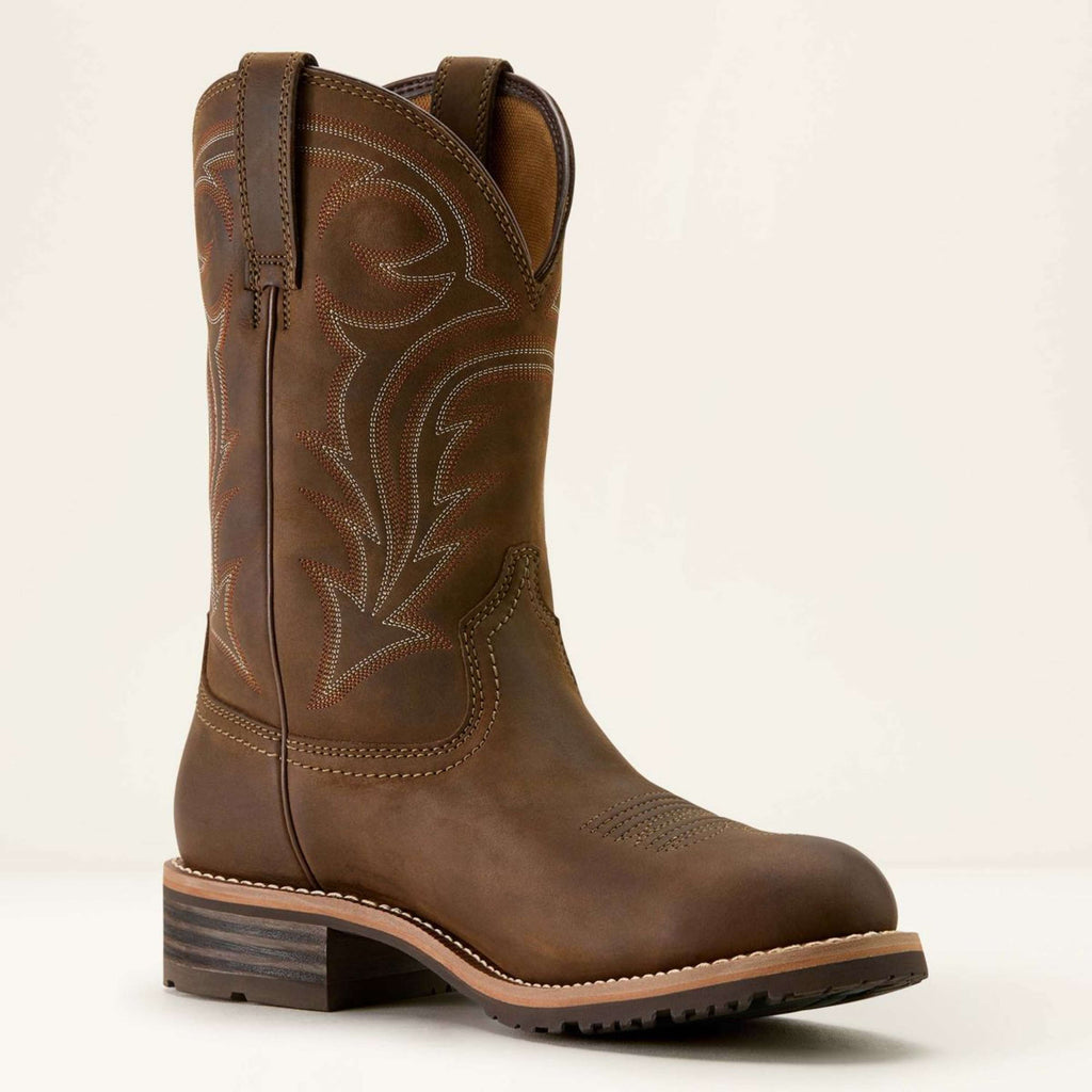 Ariat Stivali Western MNS Hybrid Rancher H2O Distressed Brown