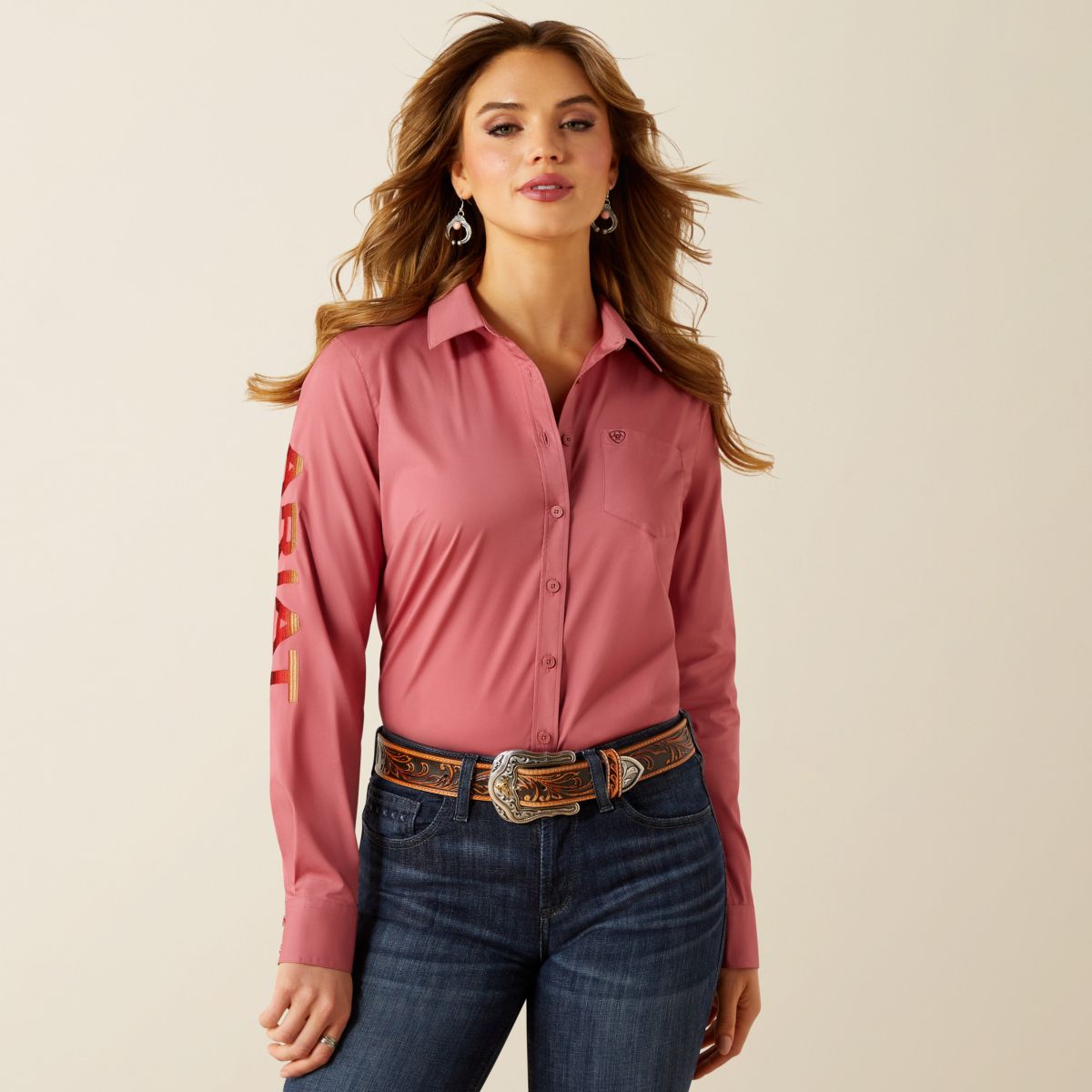 Ariat Blusa Team Kirby Mauvewood