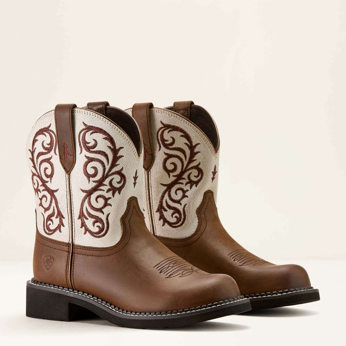 Ariat Stivali Western Fatbaby Heritage Chocolate Chip/Distressed Ivor