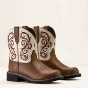 Ariat Stivali Western Fatbaby Heritage Chocolate Chip/Distressed Ivor