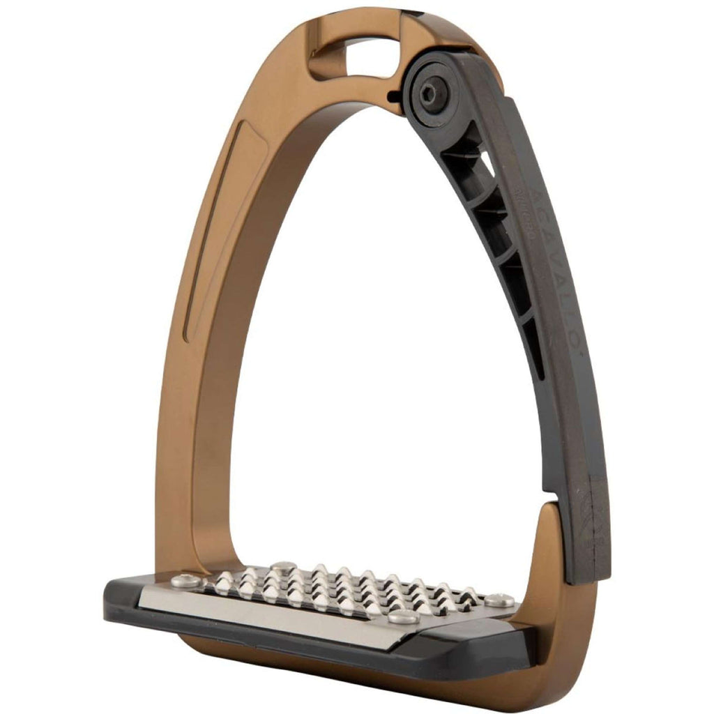 Acavallo Staffe Arena Alupro Bronzo/Nero