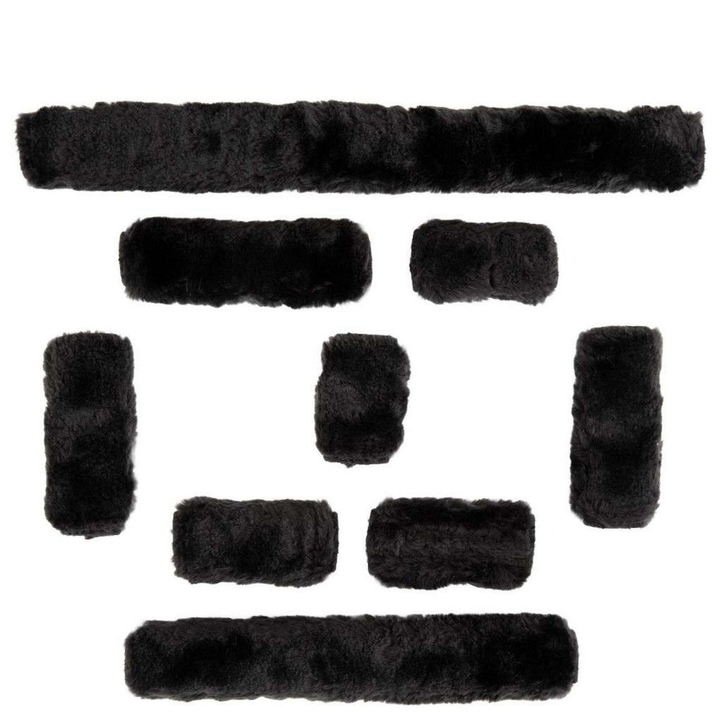 Premiere Pelliccia per Cavezza Artificial Fur Set Nero
