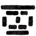 Premiere Pelliccia per Cavezza Artificial Fur Set Nero