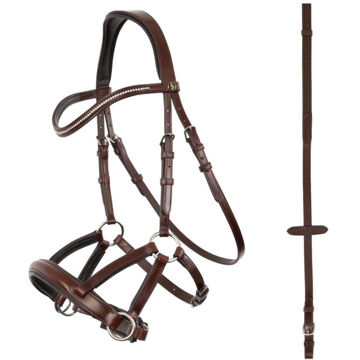 BR Briglia Lewes Side & Pull Quercia/Argento