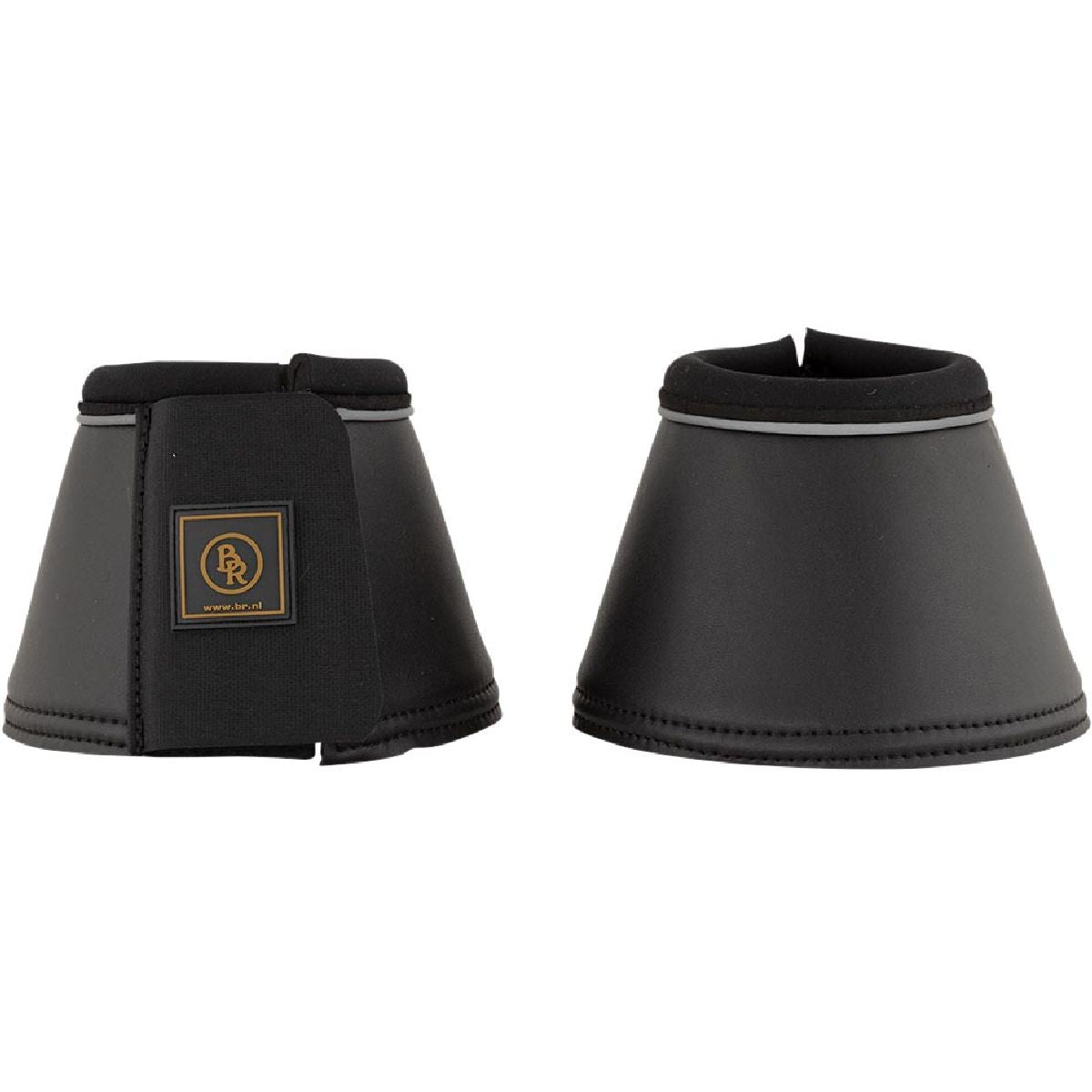 BR Stivaletti a Campana Reflecting Nero Argento