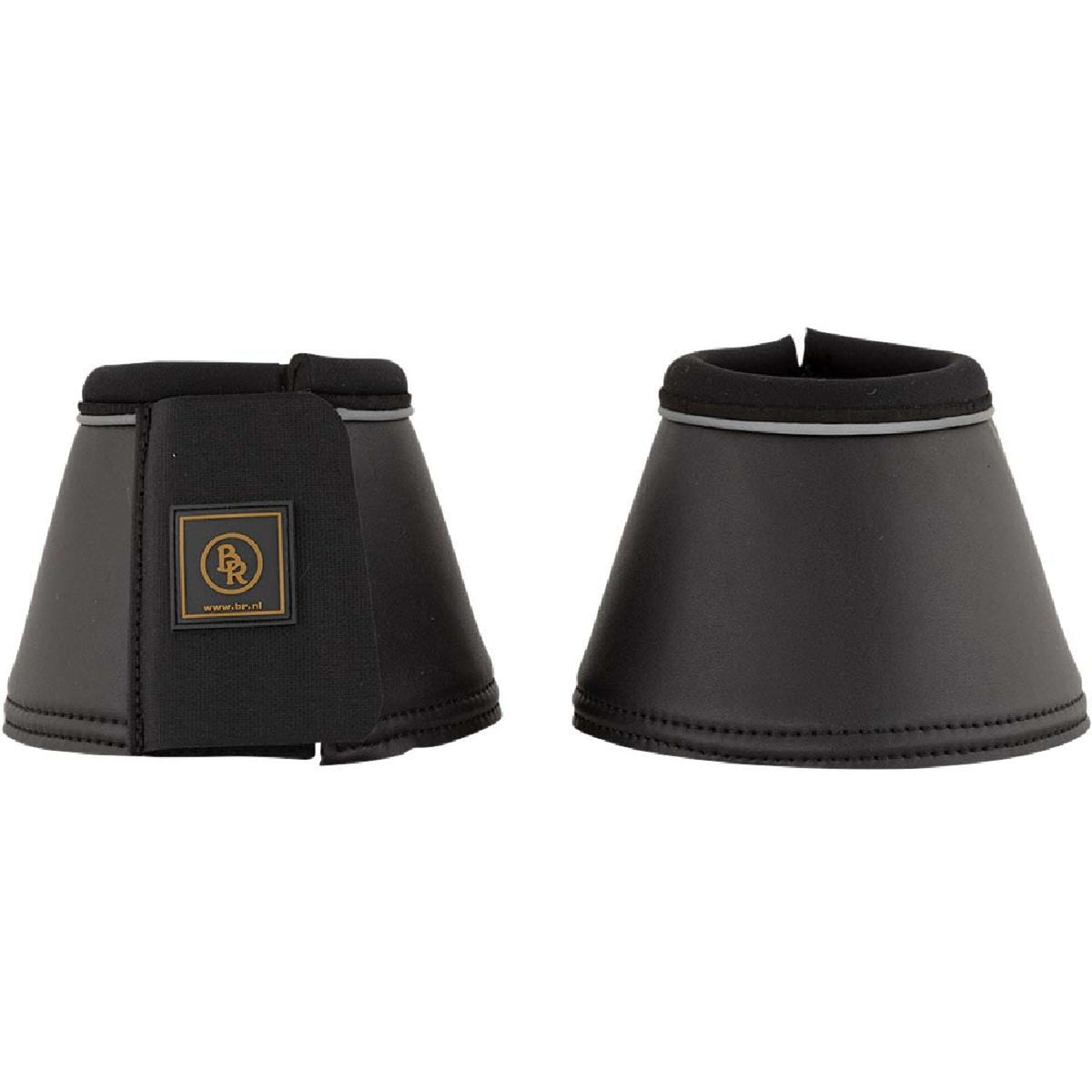 BR Stivaletti a Campana Reflecting Nero Argento