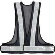 BR Gilet Riflettente Nero Argento