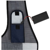 BR Gilet Riflettente Nero Argento