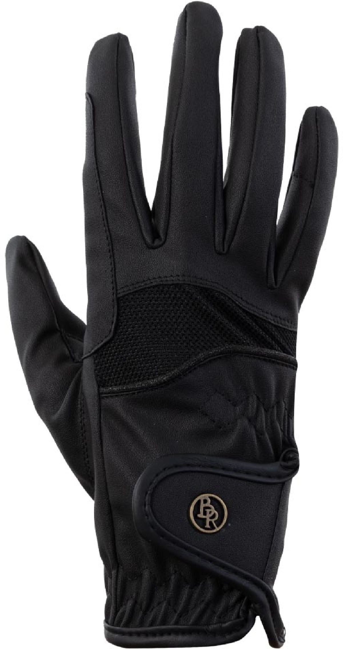 BR Guanti da Equitazione Stork Nero