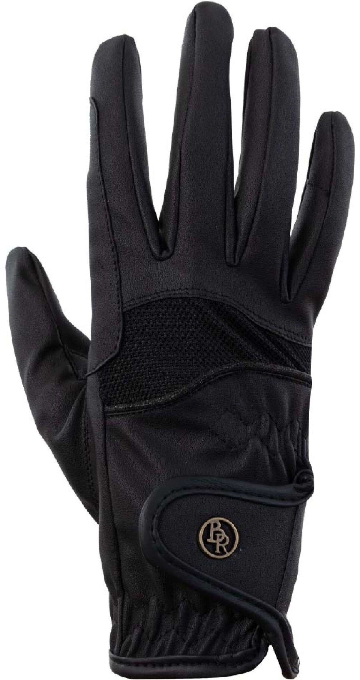 BR Guanti da Equitazione Stork Nero