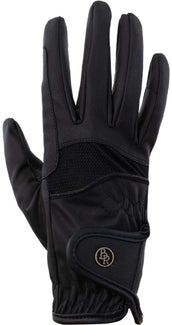 BR Guanti da Equitazione Stork Nero
