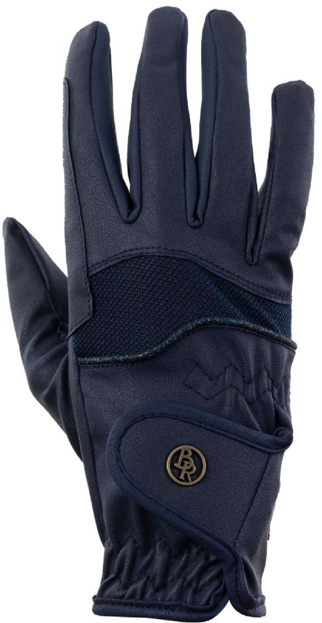 BR Guanti da Equitazione Stork Navy