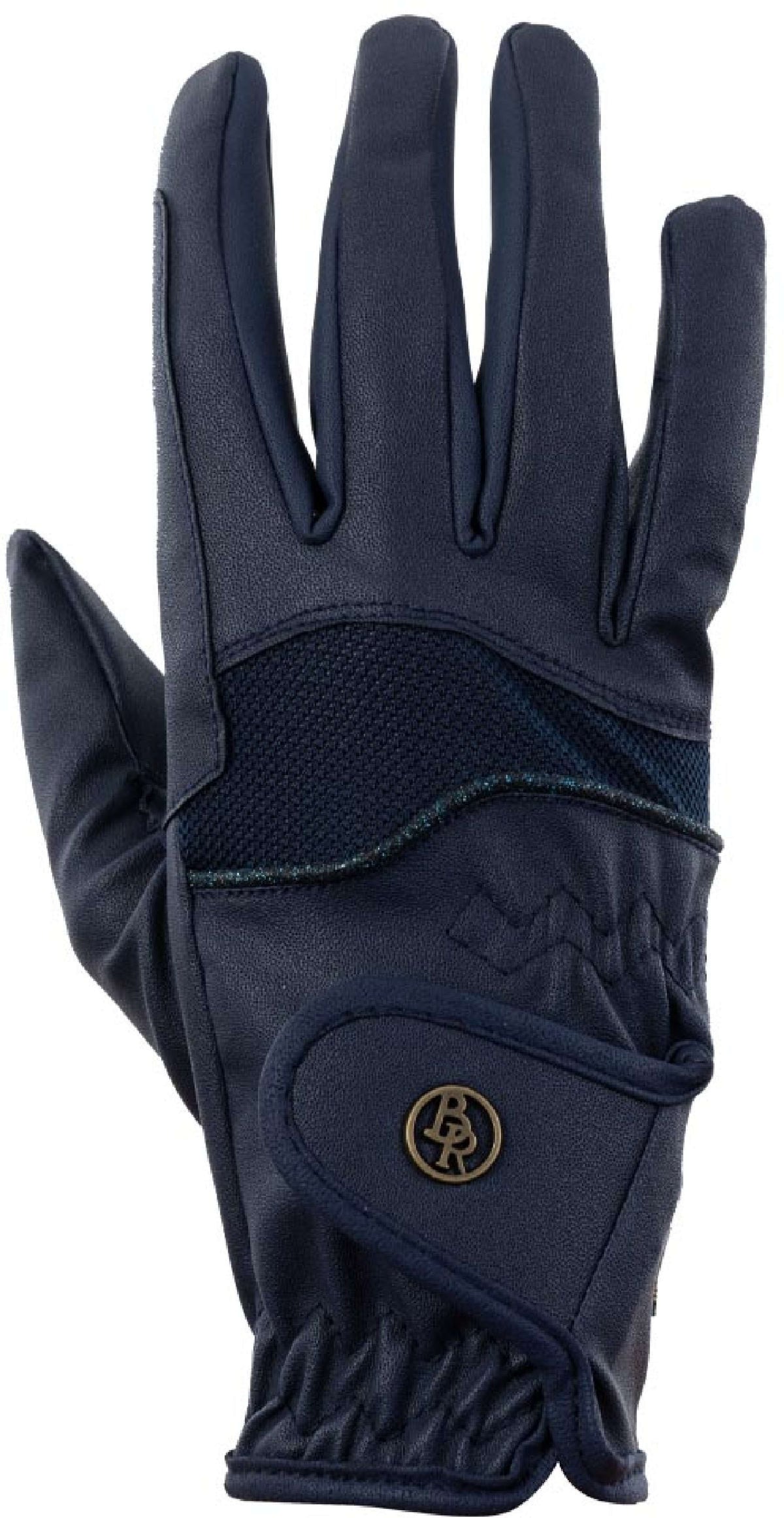 BR Guanti da Equitazione Stork Navy