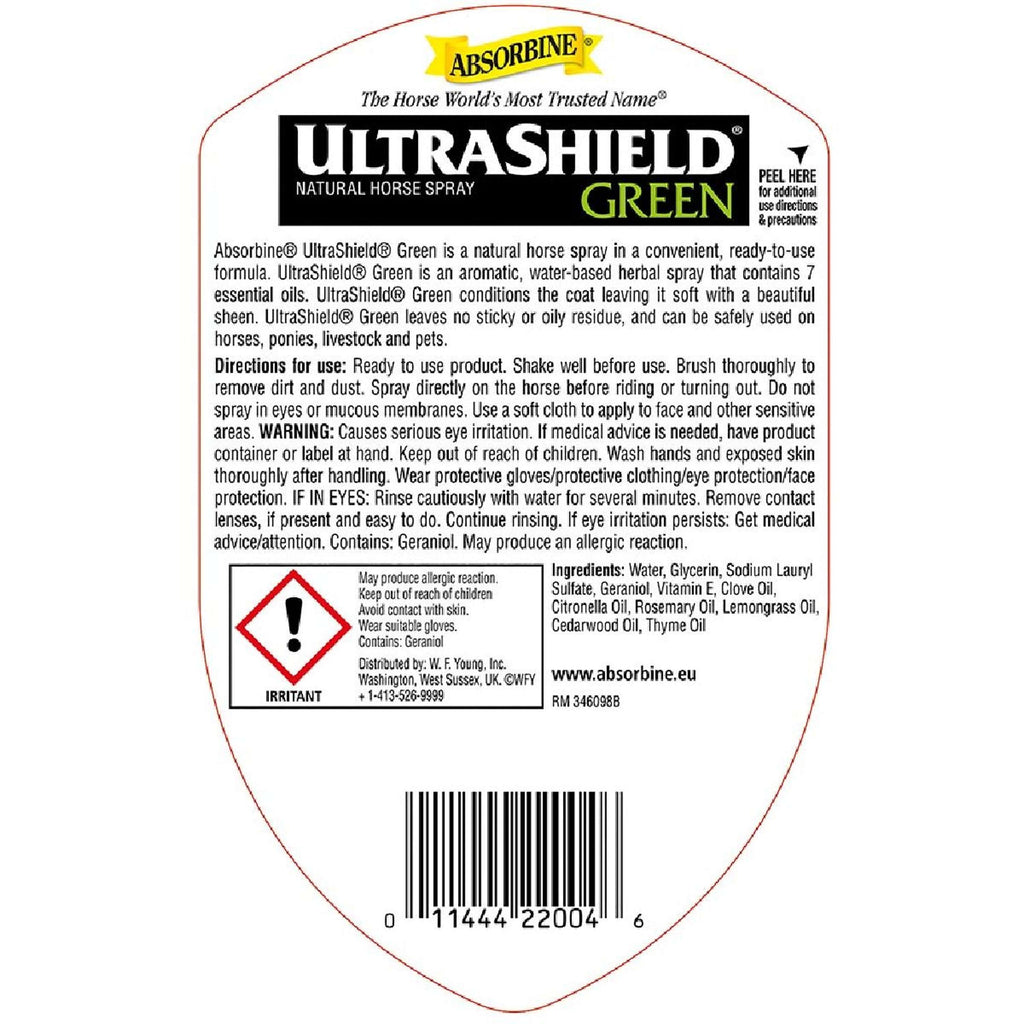 Absorbine Lozione per pelliccia Ultrashield Green