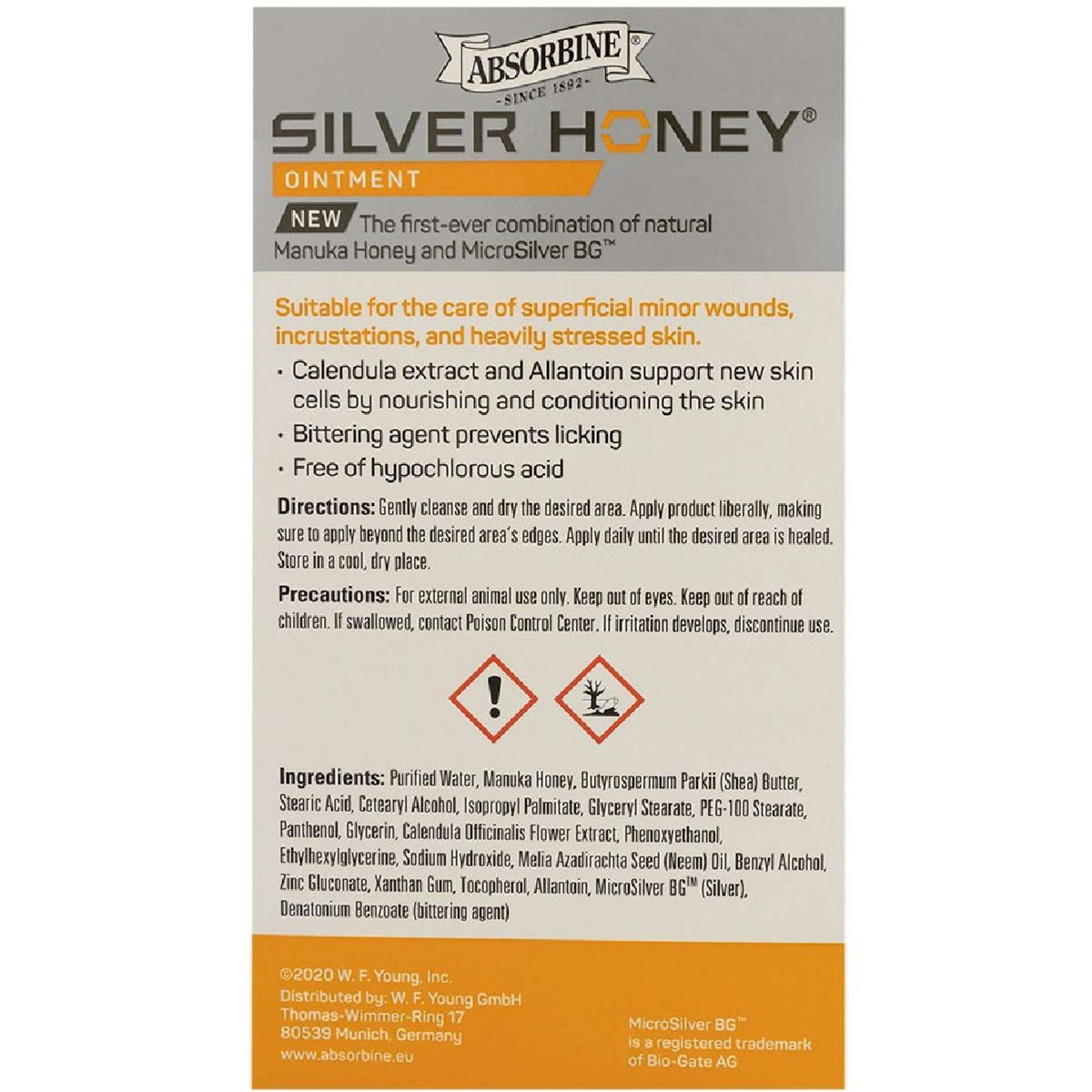 Absorbine Silver Honey Unguento