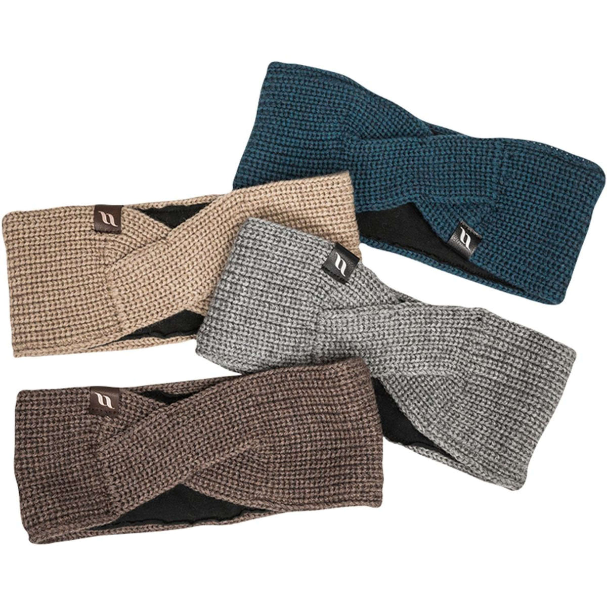 Back on Track Fascia per capelli Nora Misto Lana Petrol