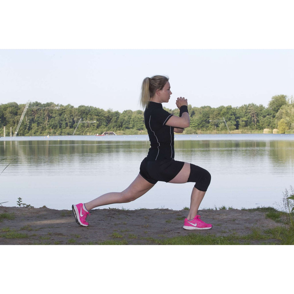 Back on Track Ginocchiera Physio 4-way stretch Nero