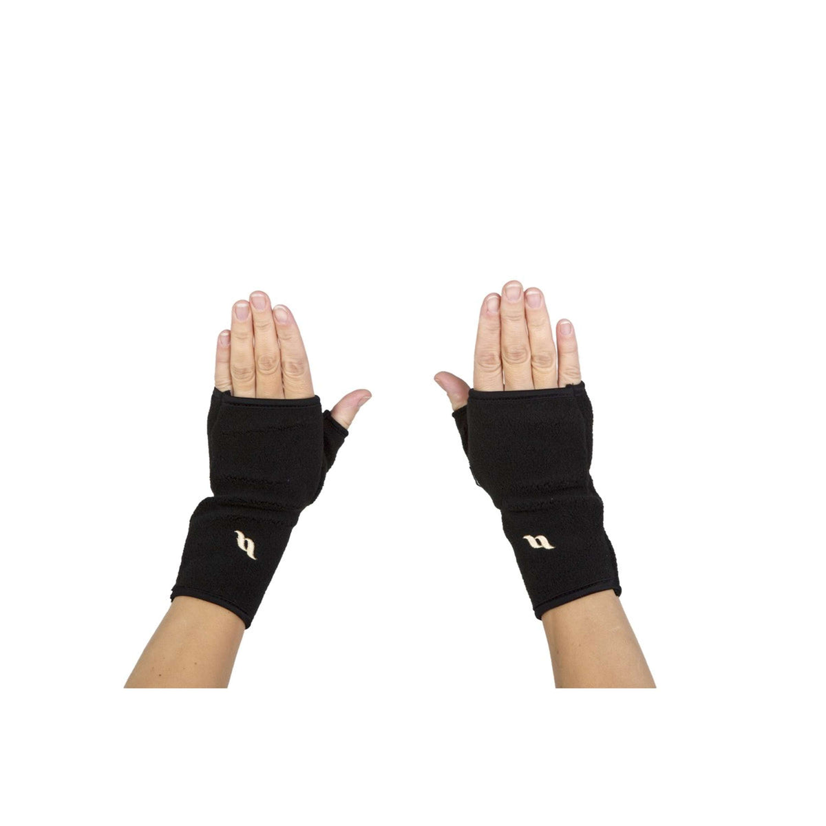 Back on Track Guanti in Pile Nero