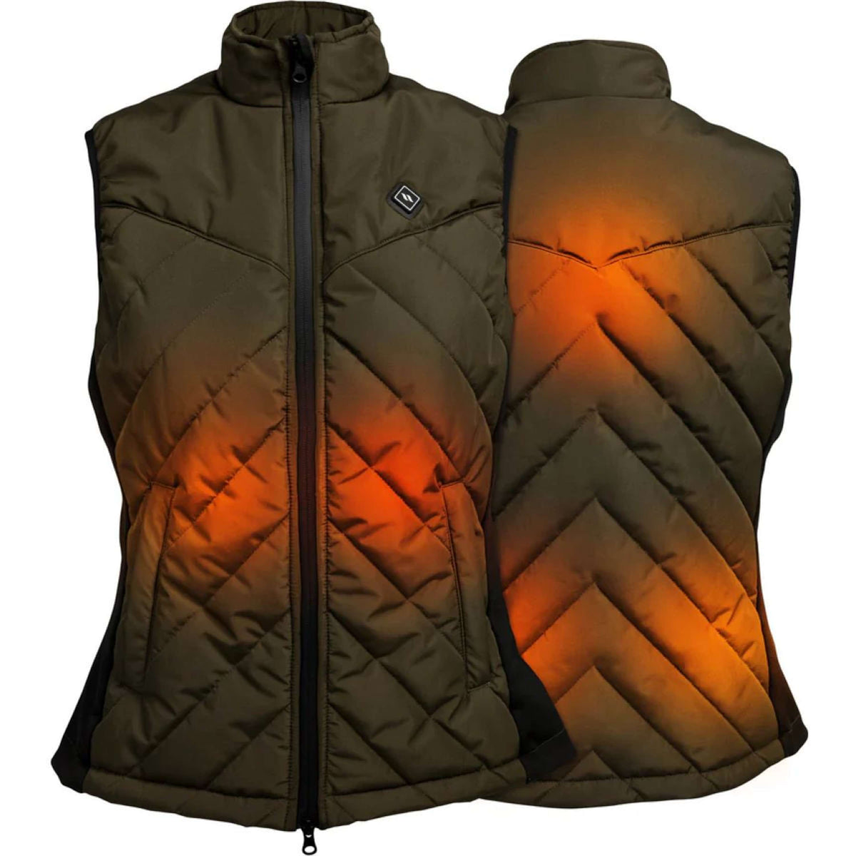 Back on Track Gilet Riscaldato Etna W's Olive
