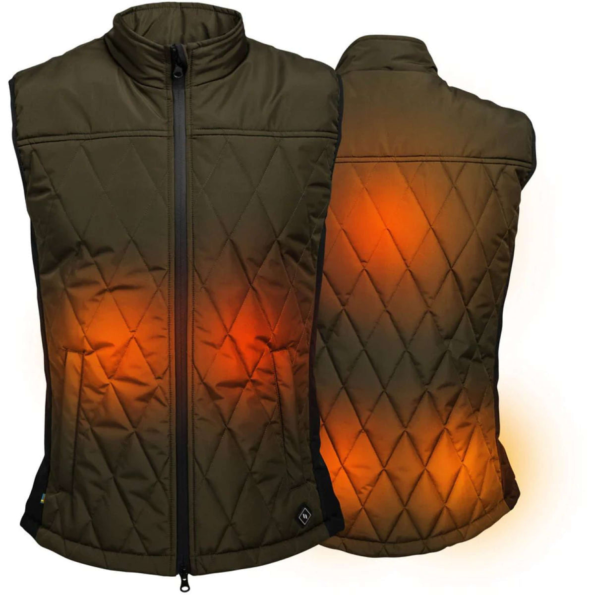 Back on Track Gilet Riscaldato Teide Olive