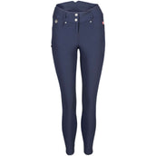 Back on Track Pantaloni da Equitazione Julia Knee Grip Blu