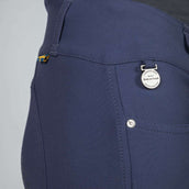 Back on Track Pantaloni da Equitazione Julia Knee Grip Blu