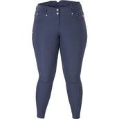 Back on Track Pantaloni da Equitazione Julia Knee Grip Blu