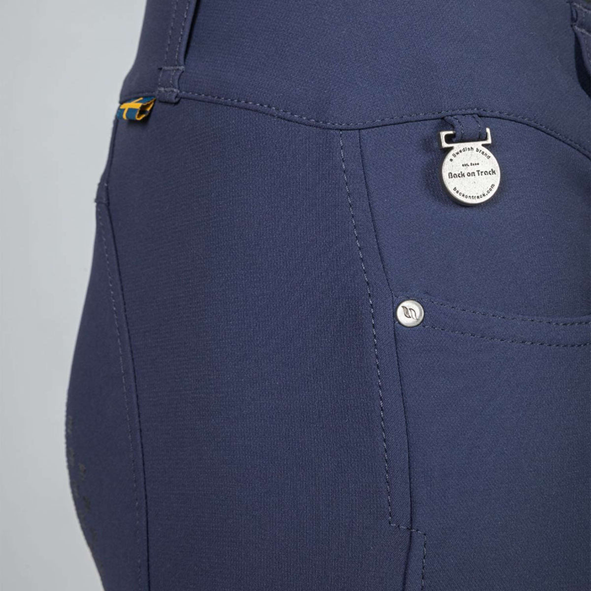 Back on Track Pantaloni da Equitazione Julia Full Grip Blu