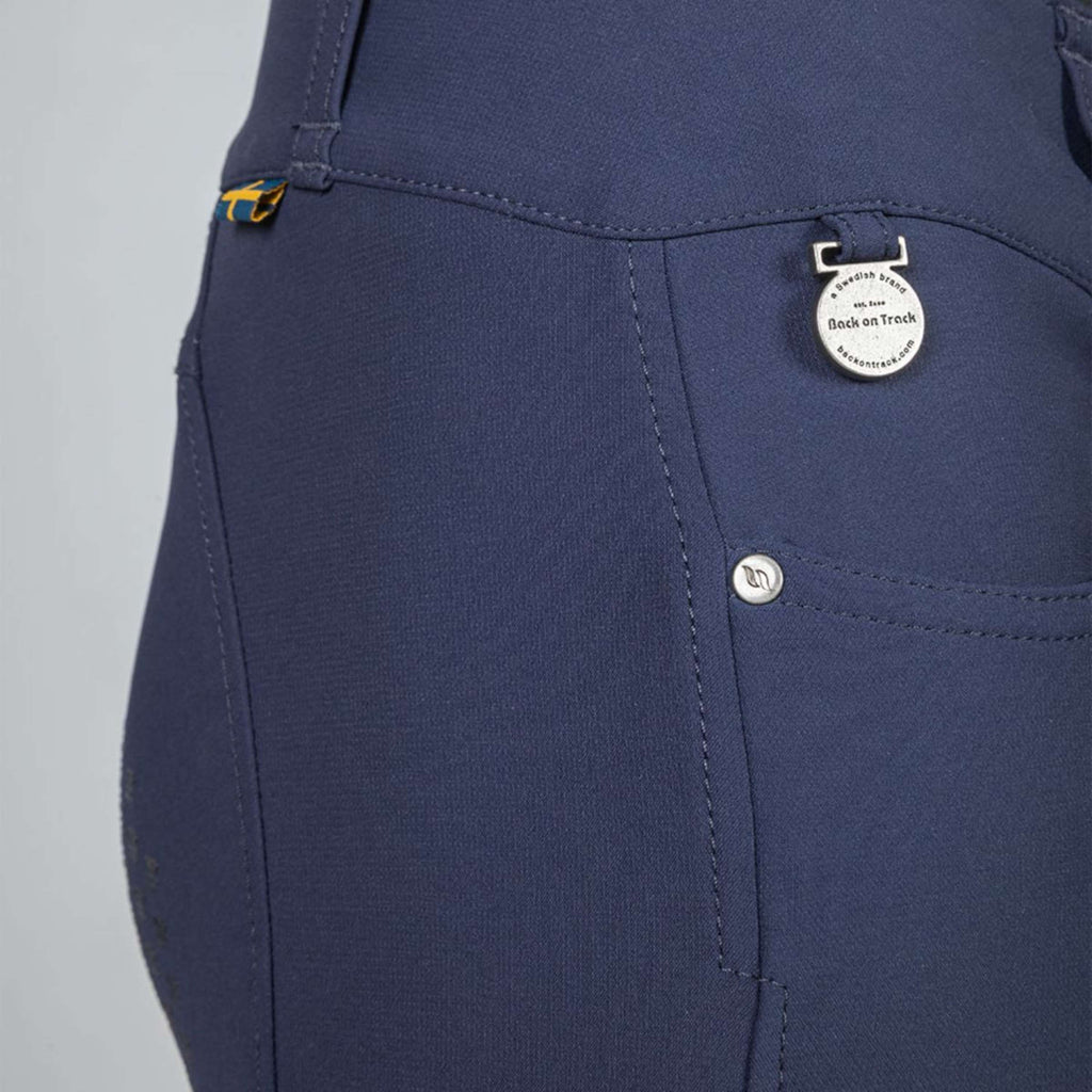 Back on Track Pantaloni da Equitazione Julia Full Grip Blu