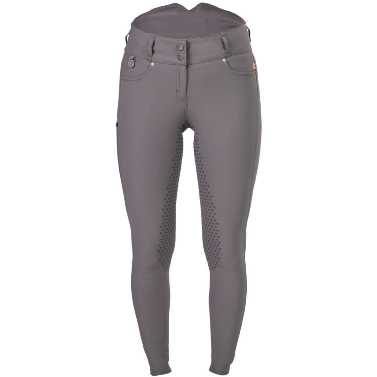 Back on Track Pantaloni da Equitazione Julia Full Grip Grigio