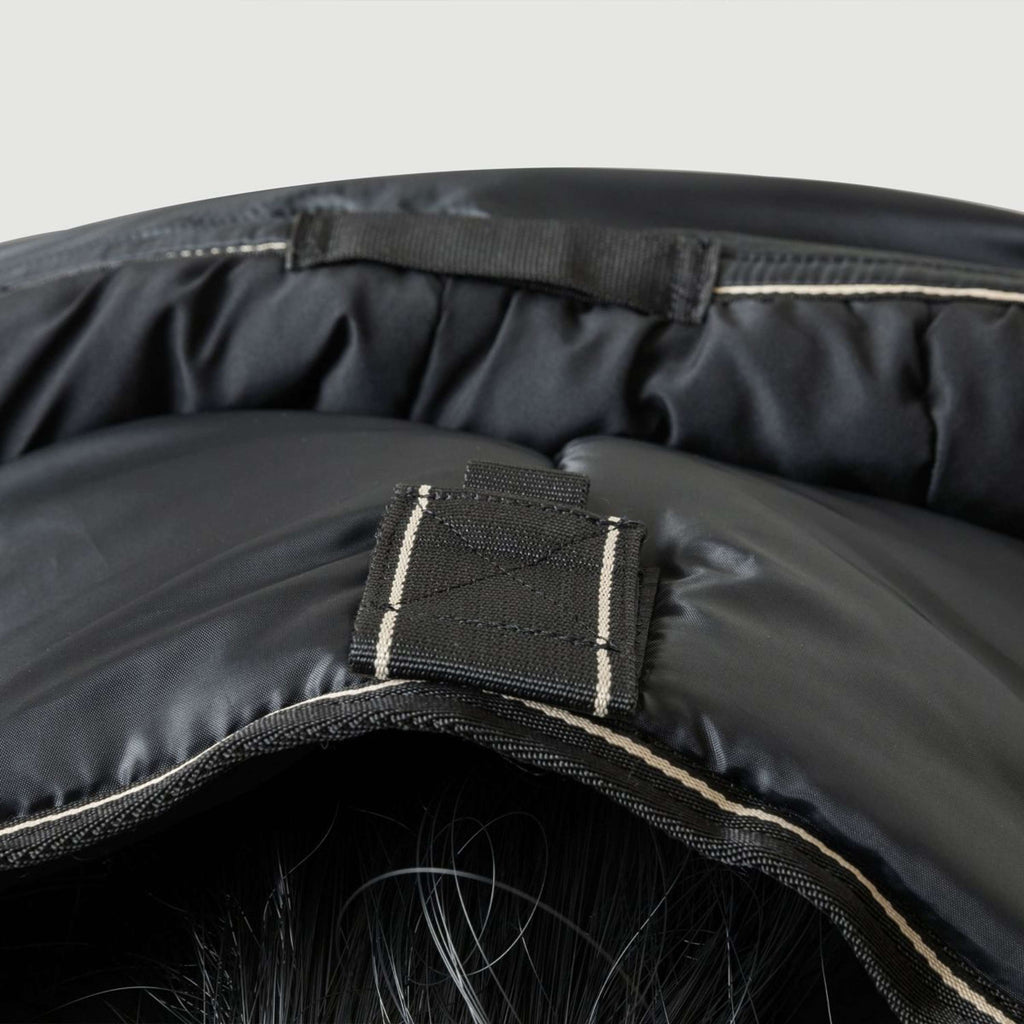 Back on Track Coperta da esterno Obsidian 150g con collo staccabile Nero