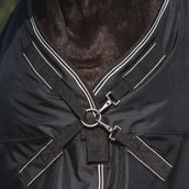 Back on Track Coperta da esterno Obsidian 300g con collo staccabile Nero