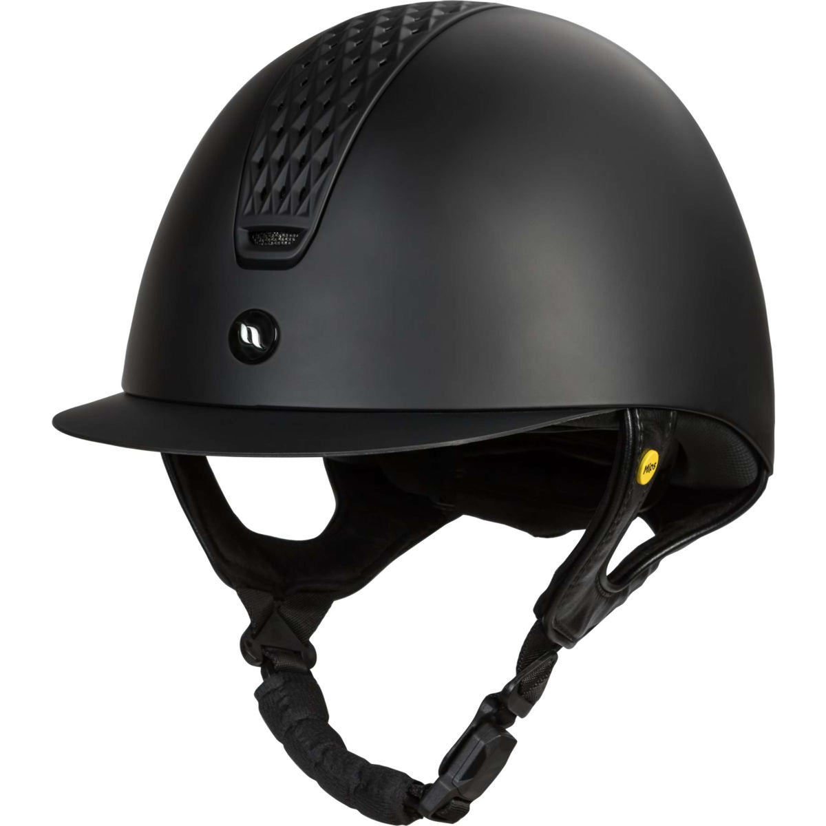 Back on Track Casco da equitazione Silves Smooth Top Mips Nero