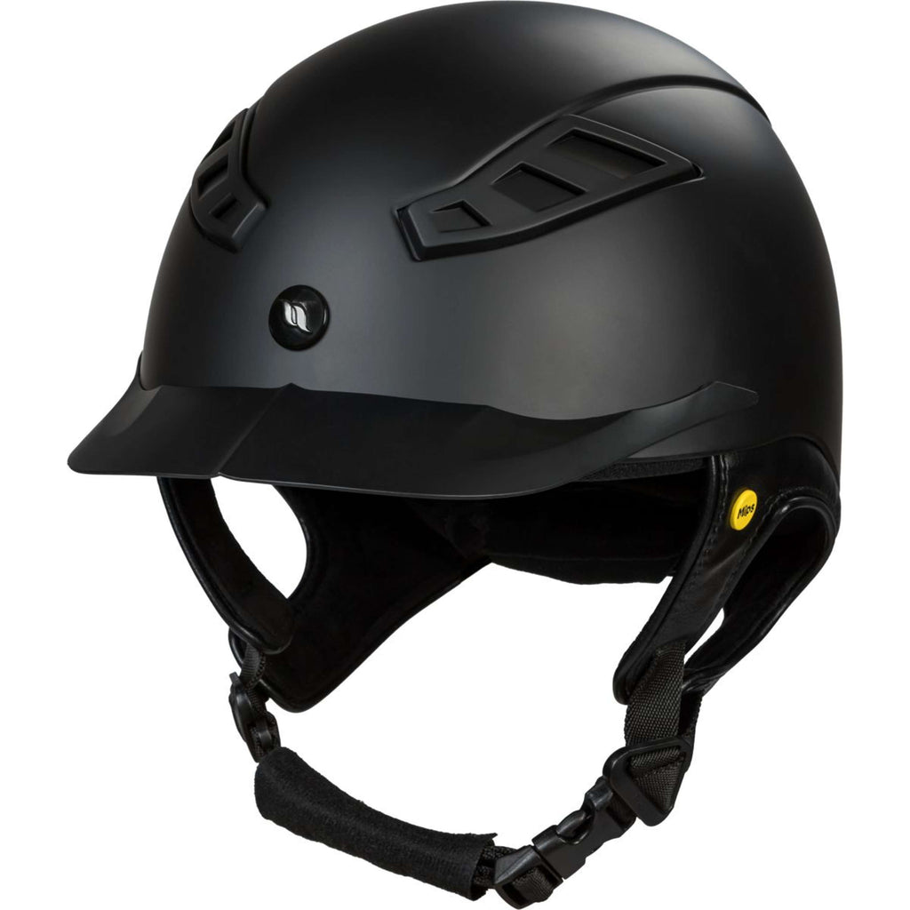Back on Track Casco da equitazione Lynx II Smooth Top Mips Nero