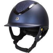 Back on Track Casco da equitazione EQ3 Pardus Smooth Mips Blu