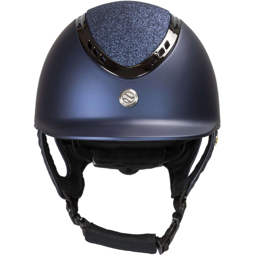 Back on Track Casco da equitazione EQ3 Pardus Smooth Mips Blu