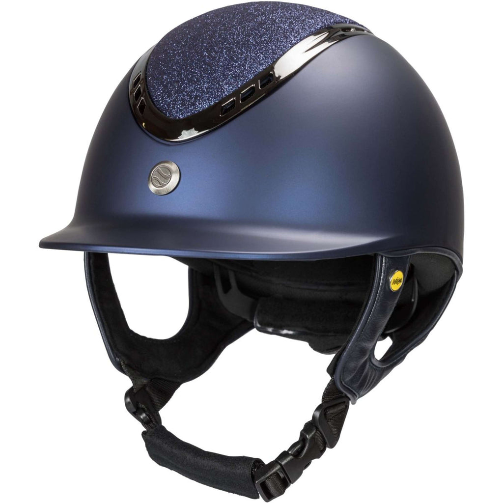Back on Track Casco da equitazione EQ3 Pardus Smooth Mips Blu