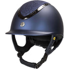 Back on Track Casco da equitazione EQ3 Pardus Smooth Mips Blu
