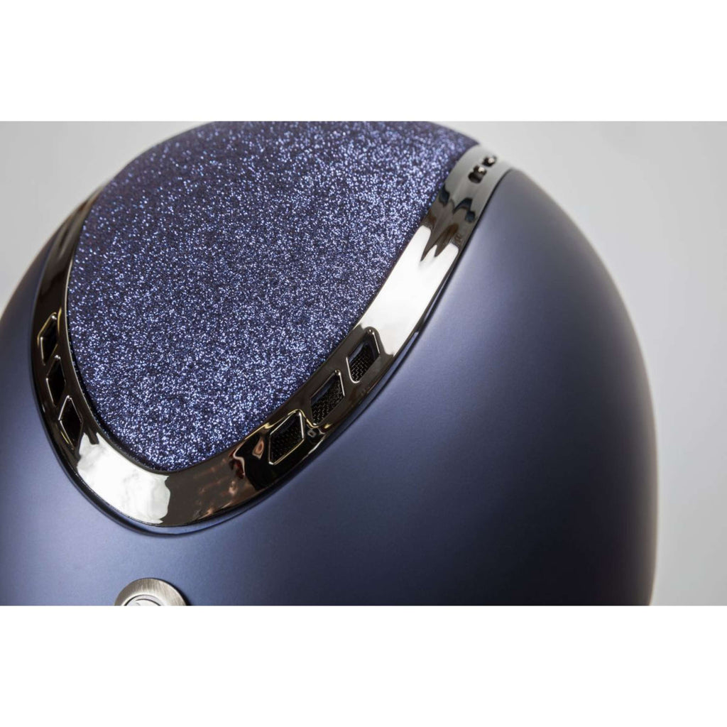 Back on Track Casco da equitazione EQ3 Pardus Smooth Mips Blu